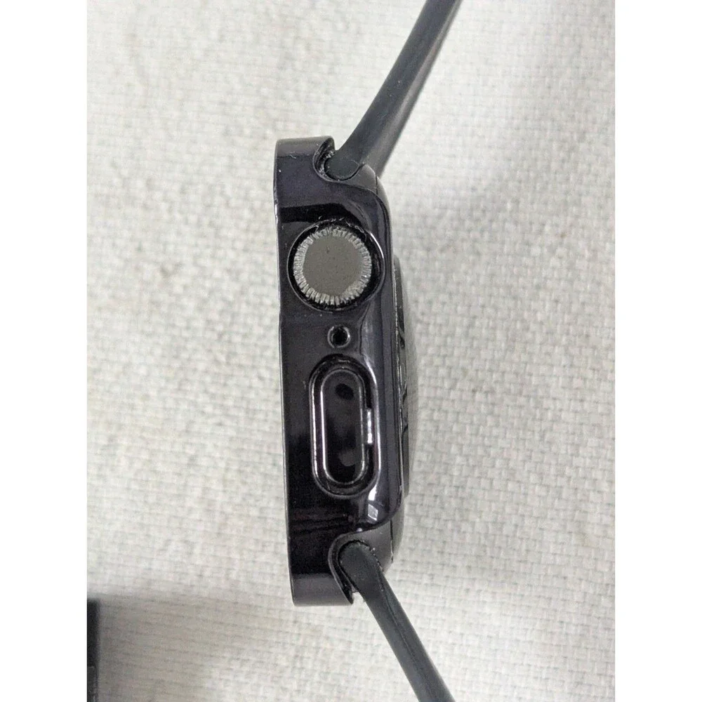 Apple Watch SE 44mm Space Gray Aluminum GPS Smartwatch Bundle Extra Bands